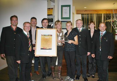 Preisübergabe Wein- und Wohnresort