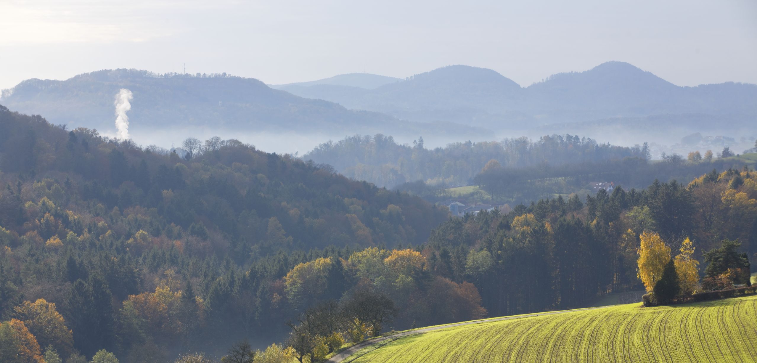 Vulkanland Region der Vulkane