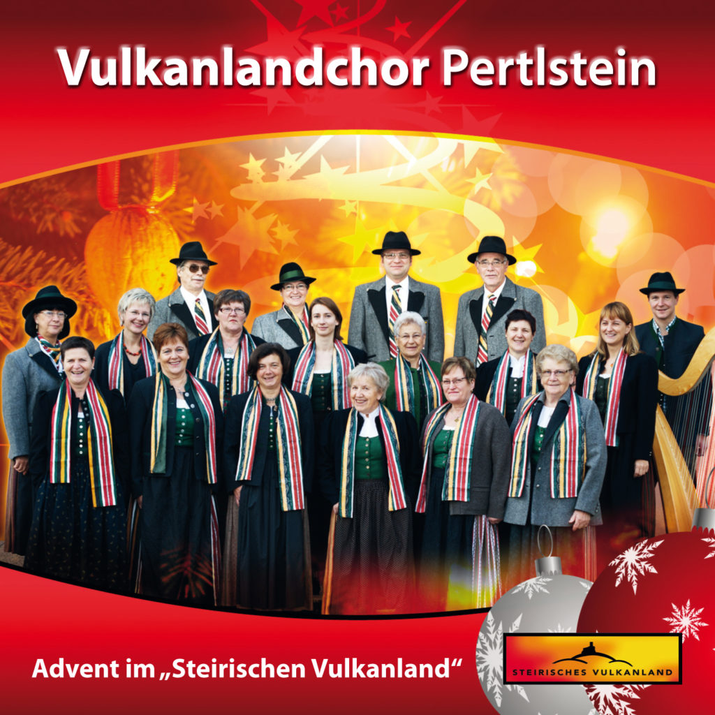 Es war am 8. Mai 1991, als in Pertlstein Chorgesang erklang. Anlass war das zwanzigjährige Bürgermeisterjubiläum des Gemeindeoberhauptes Johann Zach. Seine engeren Mitarbeiter wussten, dass er Musik und Gesang im Kulturleben von Pertlstein vermisste. So hatte Walter Richter die Idee, den Bürgermeister an seinem Jubiläumsfesttag mit dem Gesang von einheimischen Sängern zu überraschen. Es fand sich eine ansehnliche Anzahl von Sängern ein, die unter der Leitung von Chormeister Dir. Erwin Luckmann aus Fehring fleißig probten. Die Überraschung gelang so gut, dass der Bürgermeister den Wunsch äußerte, der Chor möge bestehen bleiben. Im nächsten Jahr wurde für die Muttertagsfeier wieder unter der Leitung von Herrn Dir. Luckmann geprobt. Die Aufführung selber aber leitete zum ersten Mal Frau Johanna Promitzer. Unerwartete Aufträge machten es erforderlich, dass weitergeprobt wurde. Somit ist der „Pertlsteiner Singkreis“ zu einem fixen Bestandteil des Kulturlebens geworden. Seit 2002 tragen wir als Vulkanlandchor Pertlstein unsere Lieder in die Welt hinaus.

Natürlich auch entsprechend gekleidet, und zwar in der Vulkanlandtracht.
Die erste CD mit dem Titel „Übars Jåhr“ wurde 2004 aufgenommen und veröffentlicht.